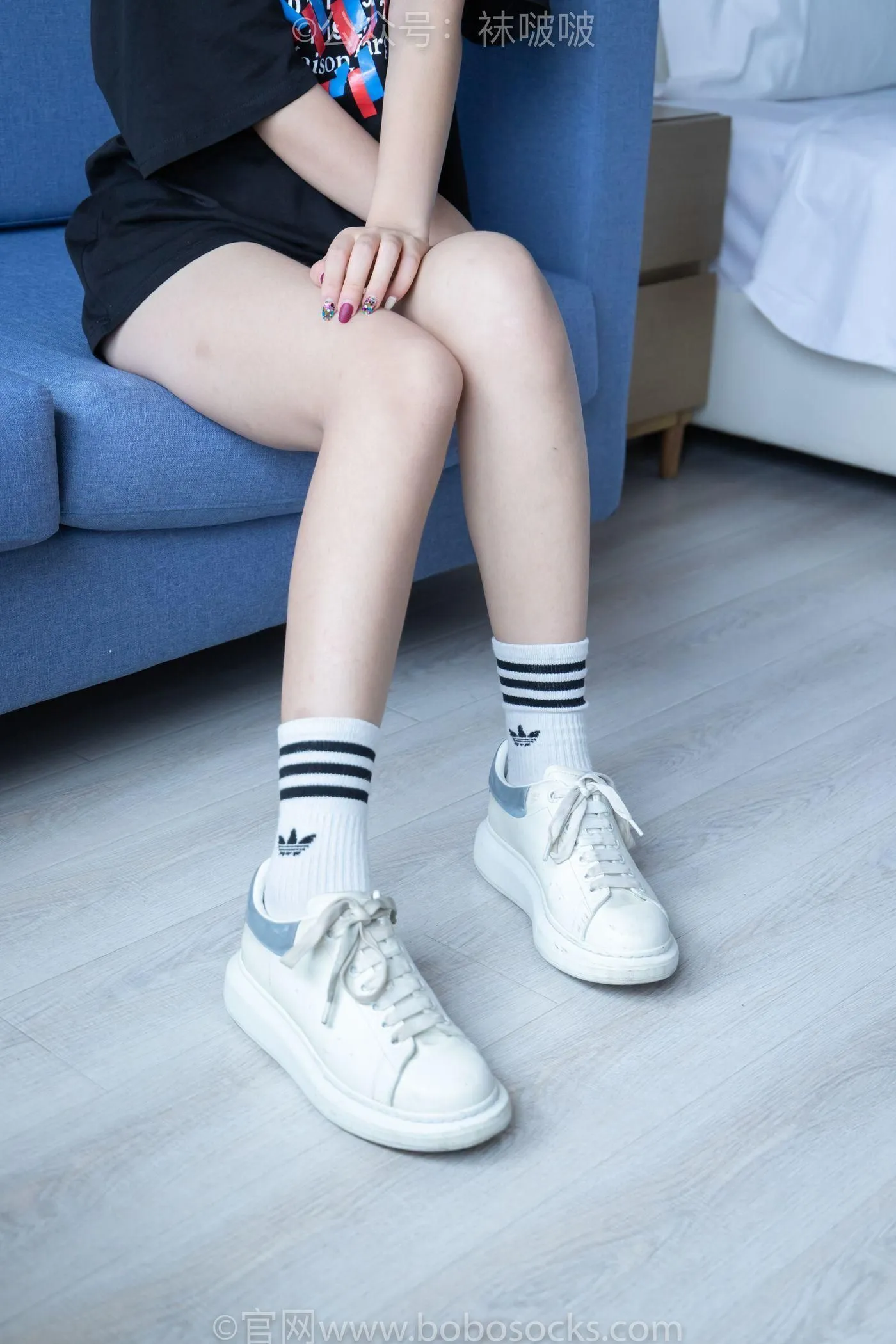 [BoBoSocks袜啵啵]NO.003 果冻-麦昆鞋、白色脏棉袜 [133P]插图5